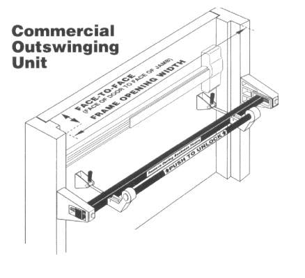 Ultra Dog For Commercial Outswing Door With 5- 3/4" Jamb