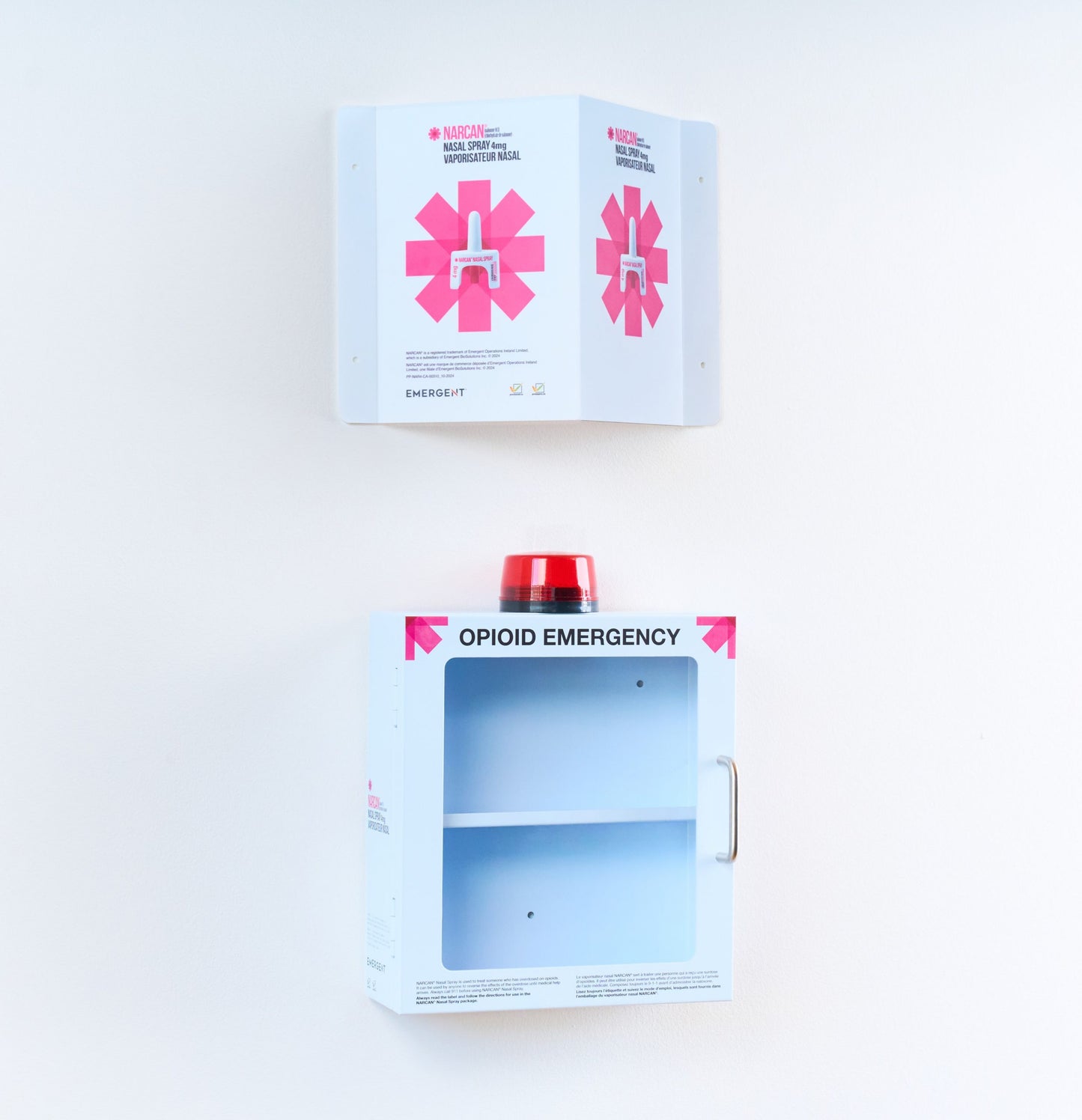 Narcan Nasal Spray Wall Cabinet